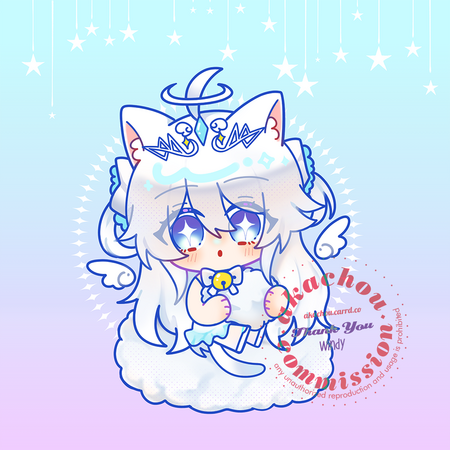 Fullbody chibi commission for Windy