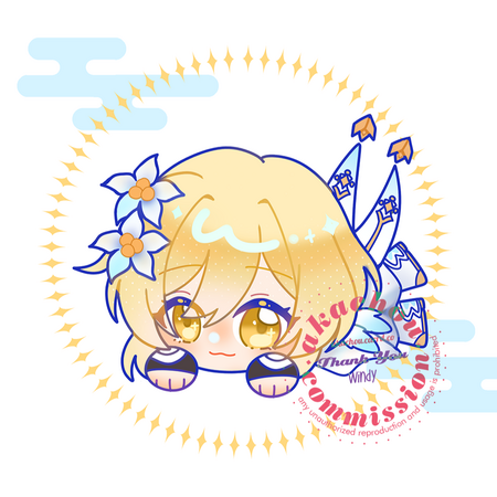 Fullbody chibi commission for Windy