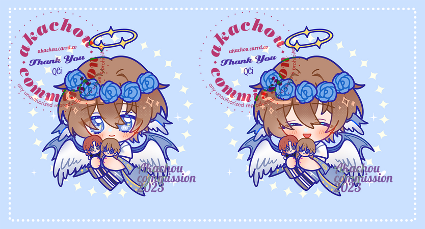 Fullbody chibi commission for Qei