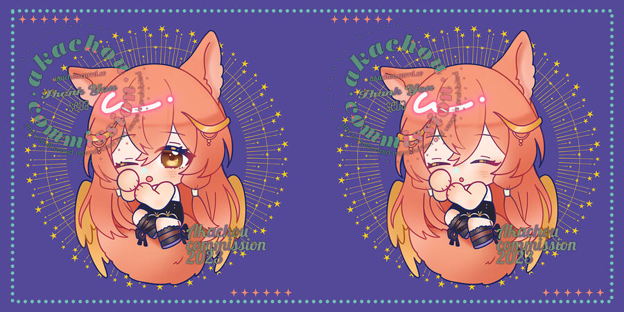 Fullbody chibi commission for Selia